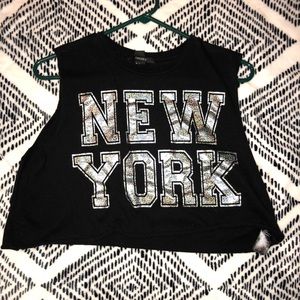 New York crop top